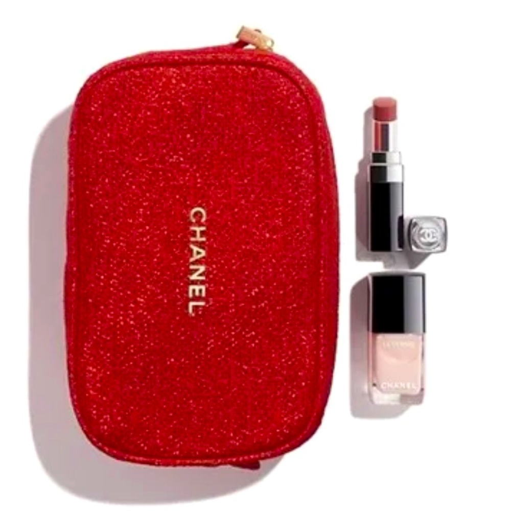 BNIB Chanel Holiday Neutral Naturals Natural Touch Lip & Nail Color Set